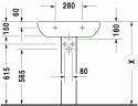 Умивальник підвісний Duravit D-Code, 65 (2310650000)