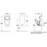 Писсуар Villeroy&Boch Subway AquaZero (751700R3)
