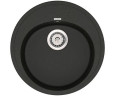 Кухонная мойка гранитная Vankor Sity, 50х50, черный (SITY SMR 01.50 BLACK)