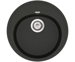Кухонная мойка гранитная Vankor Sity, 50х50, черный (SITY SMR 01.50 BLACK)