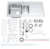 Кухонна мийка сталева Grohe K400, 98x51 (31569SD0)