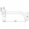 Вилив Jaquar Florentine, хром (SPJ-CHR-5447)