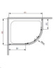 Душевая кабина Radaway Premium Plus, 120x90 (30483-01-01N)