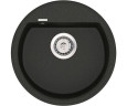 Кухонна мийка гранітна Vankor Easy, 45x45, чорний (EASY EMR 01.45 BLACK)