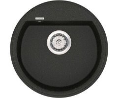 Кухонная мойка гранитная Vankor Easy, 45x45, черный (EASY EMR 01.45 BLACK)