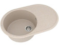 Кухонная мойка гранитная Vankor Sity, 78х50, бежевый (SITY SMO 02.78 BEIGE)