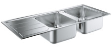 Кухонна мийка сталева Grohe K500, 116x50 (31588SD0)