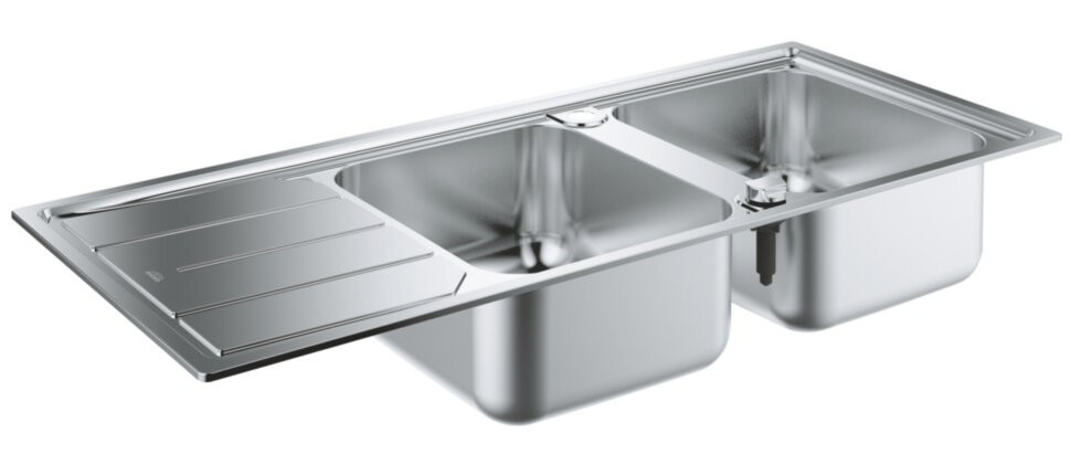 Кухонна мийка сталева Grohe K500, 116x50 (31588SD0)
