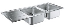 Кухонна мийка сталева Grohe K500, 116x50 (31588SD0)