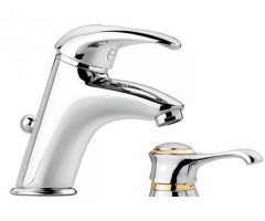 Cмеситель для умывальника Emmevi Luxor, однорычажный, золото (CO7003R)