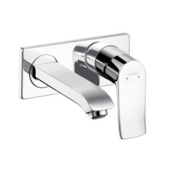 Cмеситель для умывальника Hansgrohe Metris, однорычажный, хром (31085000)