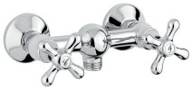 Cмеситель для душа Emmevi Deco Classic, двухвентильный, хром (CR12002)