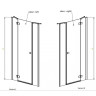Душові двері Radaway Essenza New DWJS 130L, ліві (385032-01-01L)