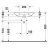 Умывальник подвесной Duravit PuraVida, 60 (2700600000)