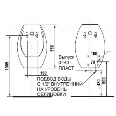 Писсуар сенсорный Jika Domino Sensor (H8411010004871)