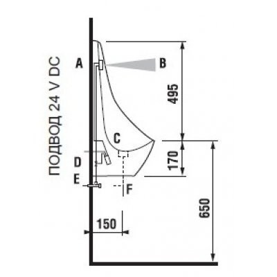 Писсуар сенсорный Jika Domino Sensor (H8411010004871)