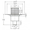 Душевой трап Viega, 10x10 (583224)