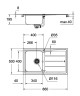 Кухонная мойка стальная Grohe K500, 86x50 (31571SD0)