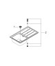 Кухонная мойка стальная Grohe K500, 86x50 (31571SD0)