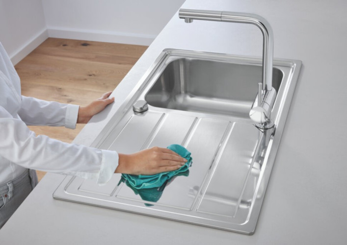 Кухонная мойка стальная Grohe K500, 86x50 (31571SD0)