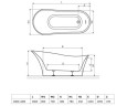 Ванна акрилова Excellent Mirage+, 180x80 (WAEX.MRP18WH)