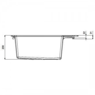 Кухонная мойка гранитная Franke SID 610, 53x43, черный (114.0497.988)