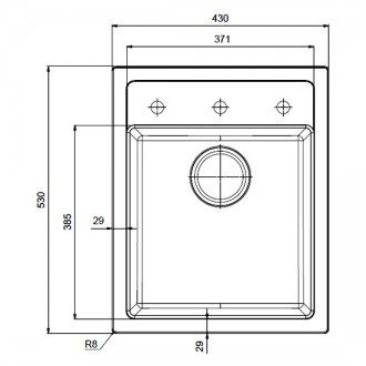 Кухонна мийка гранітна Franke SID 610, 53x43, чорний (114.0497.988)