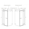 Душова кабіна Radaway Euphoria KDJ, права, 80x80 (383043-01R)