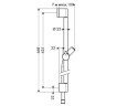 Душова стійка Hansgrohe Unica (27611000)