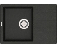 Кухонная мойка гранитная Vankor Easy, 62x44, черный (EASY EMP 02.62 BLACK)