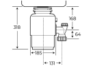Измельчитель пищевых отходов Teka TR 750 (115890014)