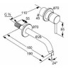Cмеситель для умывальника Kludi Bozz, однорычажный, хром (382450576)