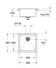 Кухонна мийка сталева Grohe K700, 46x46 (31578SD0)