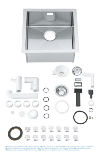 Кухонная мойка стальная Grohe K700, 46x46 (31578SD0)