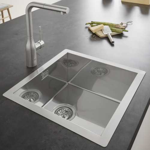 Кухонная мойка стальная Grohe K700, 46x46 (31578SD0)