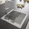 Кухонна мийка сталева Grohe K700, 46x46 (31578SD0)