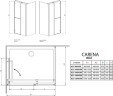 Душевая кабина Radaway Carena KDJ, левая, 120x90 (34443-01-01NL)