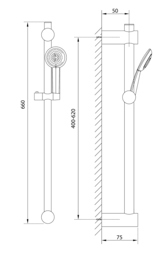 Душевой гарнитур Steinberg Serie 111 (111 1600)