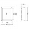 Умывальник накладной Jaquar JDS, 51 (JDS-WHT-25907N)
