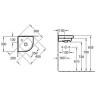 Умивальник підвісний Villeroy&Boch Subway 2.0, 32 (73194501)