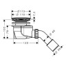 Сифон для душевого поддона Hansgrohe Staro (60056000)