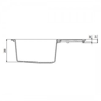 Кухонная мойка гранитная Franke SID 611, 62x43, маскарпоне (114.0497.936)