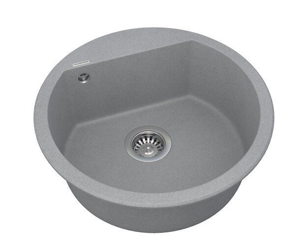 Кухонная мойка гранитная Vankor Tera, 50x50, серый (TERA TMR 01.50 GRAY)