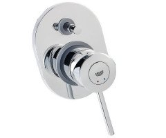 Смеситель для ванны Grohe Bau Classic, однорычажный, хром (29047000)