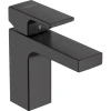 Смеситель Hansgrohe Vernis Shape для раковины со сливным гарнитуром, черный матовый