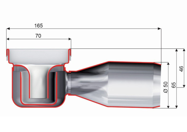 Душевой канал (трап) Aco ShowerDrain C-line, 58 (408742)