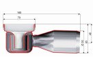 Душевой канал (трап) Aco ShowerDrain C-line, 58 (408742)