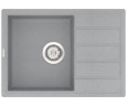 Кухонна мийка гранітна Vankor Easy, 62x44, сірий (EASY EMP 02.62 GRAY)