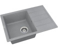 Кухонна мийка гранітна Vankor Easy, 62x44, сірий (EASY EMP 02.62 GRAY)