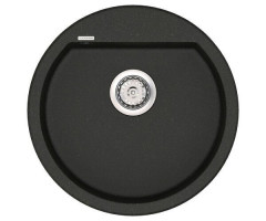 Кухонная мойка гранитная Vankor Tera, 50x50, черный (TERA TMR 01.50 BLACK)